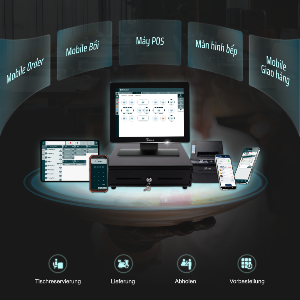 Registrierkasse Gastronomie Touch A200 ink Software TNKAS